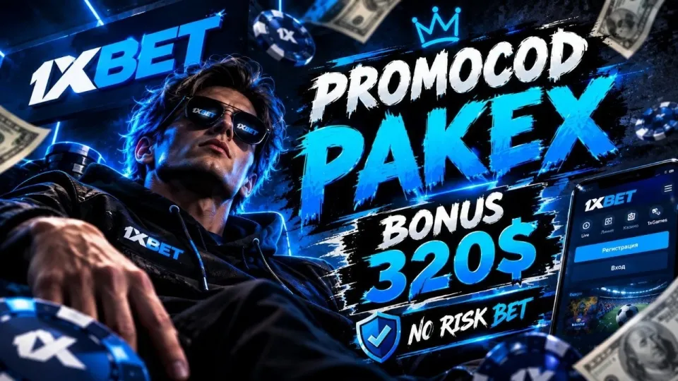 1xBet promo code Pakistan: PAKEX bonus and registration walkthrough